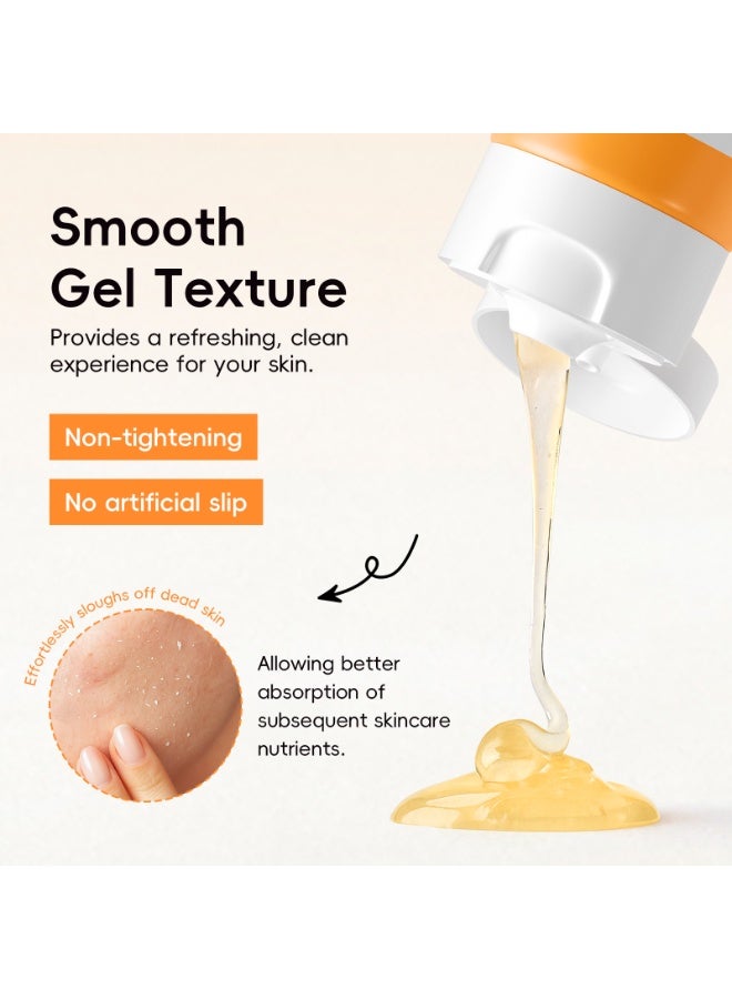 Laikou 1pc Vitamin C Cleanser - Gentle Pore Cleanser for Smooth & Radiant Skin, Brightening Oil Control Facial Wash, Non-Greasy Formula, All-Season Use, for Women & Men, Skincare Routine, Daily Skincare, Gentle Skincare, Minimalist Skincare - Image 3