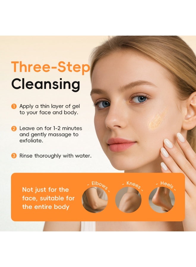 Laikou 1pc Vitamin C Cleanser - Gentle Pore Cleanser for Smooth & Radiant Skin, Brightening Oil Control Facial Wash, Non-Greasy Formula, All-Season Use, for Women & Men, Skincare Routine, Daily Skincare, Gentle Skincare, Minimalist Skincare - Image 4
