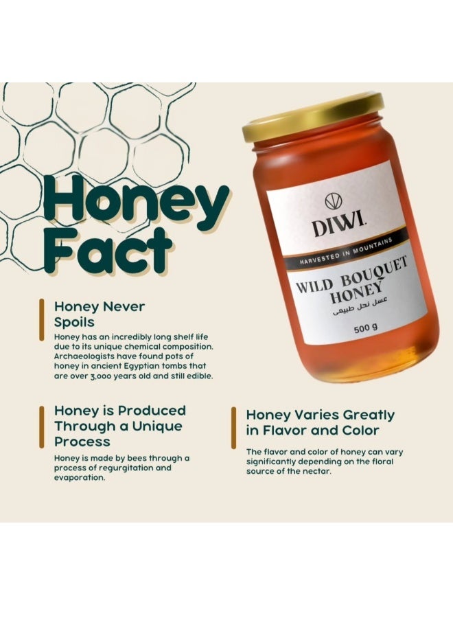 DIWI Wild Bouquet Honey 250g - Image 2