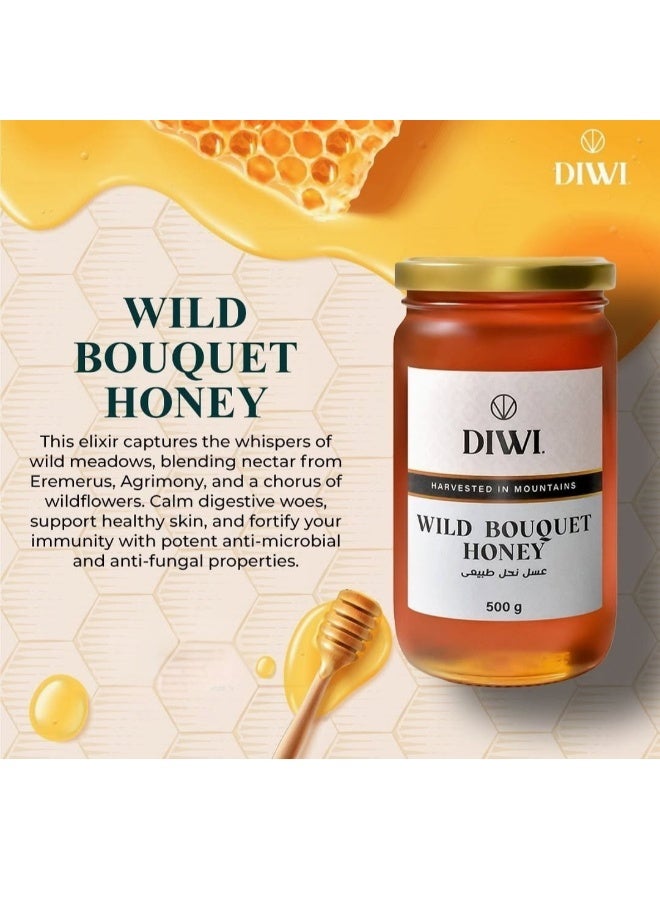 DIWI Wild Bouquet Honey 250g - Image 4