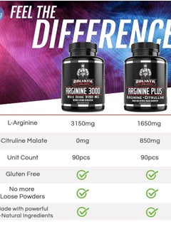 DR EMIL NUTRITION Dr. Emil - L Arginine (3150mg) Highest Capsule Dose - Nitric Oxide Supplement for Vascularity, Endurance and Heart Health (AAKG and HCL) - 90 Tablets  - Image 4