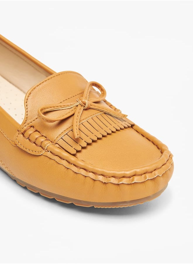 Le Confort Womens Solid Loafers With Wedge Heels  - Image 4