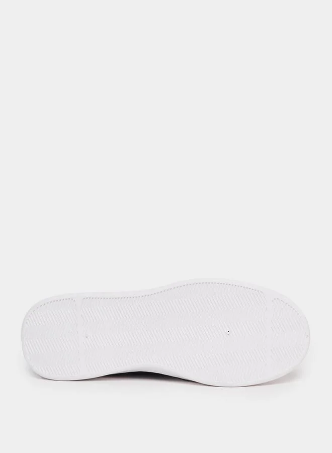 Styli Elastic Lace Pull On Sneakers with Pull Tab