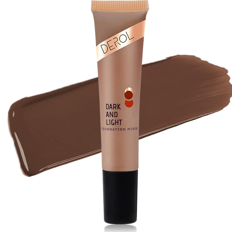 Dark Caramel Foundation Mixing Pigment for Adjusting Shade and Color Corrector Blends Easily Dark Caramel Color Corrector for Adjusted to Darken Various Foundation Tones