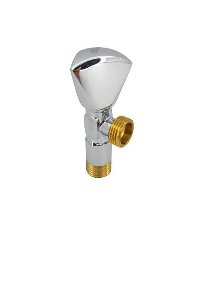 Conflo Brass Angle Valve Toilet Kitchen Wash Basin Bathroom Fittings 1/2" - Image 1