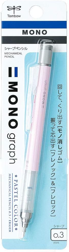 Tombow Mechanical pencil Monograph03mm DPA137E Sakura Pink