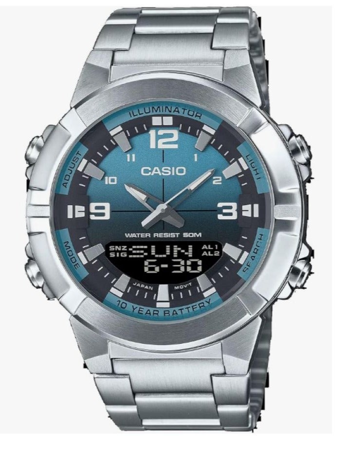 Casio men's watch with a modern design, model AMW-870DA-2A2VDF