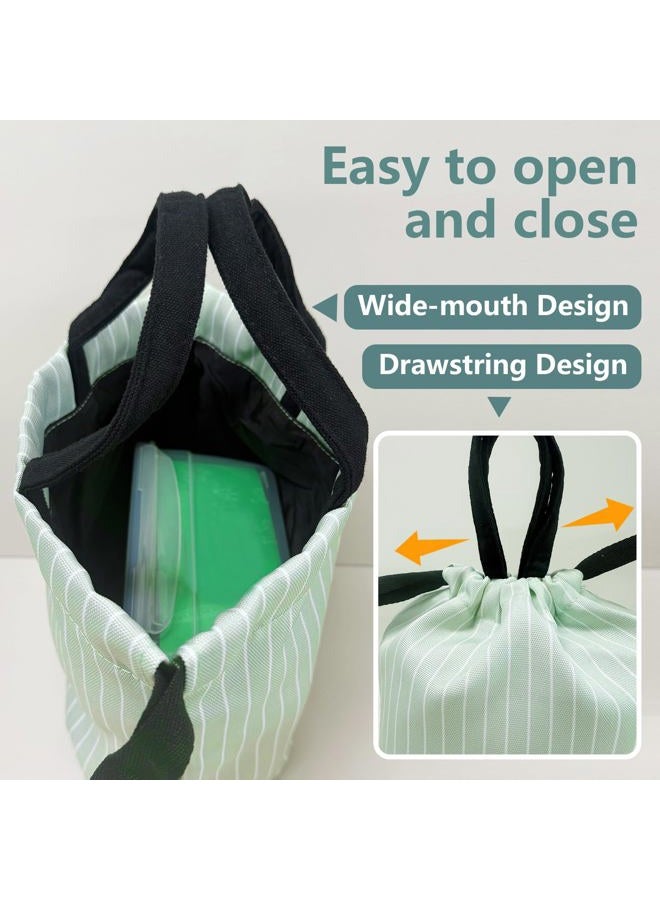 eutopic Lunch Bag, 5-7L Ultra-Light Portable Drawstring Insulated Lunch Tote with Multiple Pockets for Women & Men, Compact Cooler Bag for Work, Office, Hiking & Daily Use - Image 3