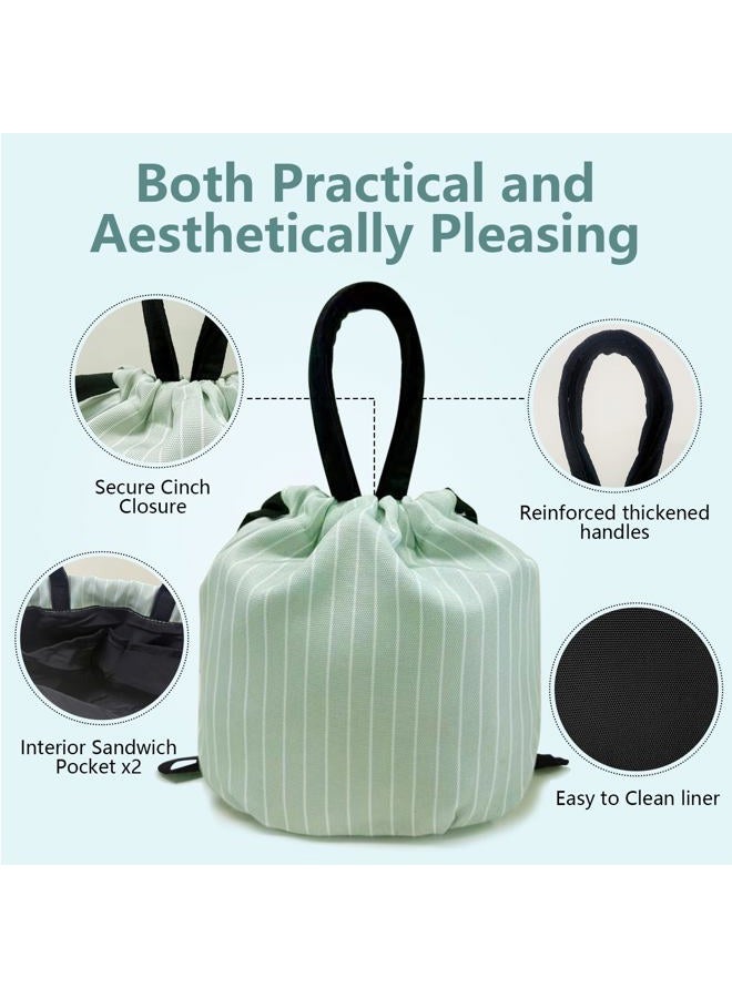eutopic Lunch Bag, 5-7L Ultra-Light Portable Drawstring Insulated Lunch Tote with Multiple Pockets for Women & Men, Compact Cooler Bag for Work, Office, Hiking & Daily Use - Image 5