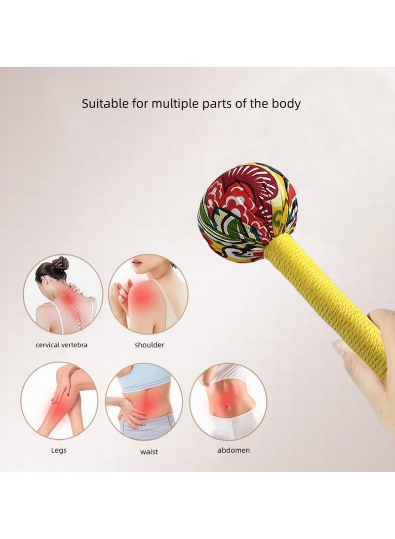 DubaiGallery Manual Hammer Massager 2 Pack Body Massage Hammer,Wormwood Hammer Massage Tools, Lymphatic Drainage Hammer for Back Pain Relief - Image 4