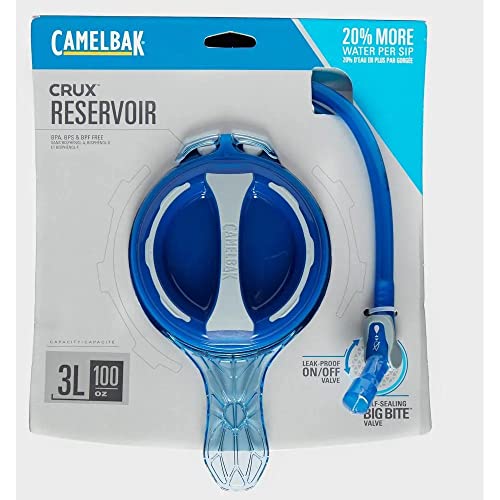 CamelBak Crux 3-Liter Water Reservoir Ergonomic Shape Hydration Bladder Blue, 100oz - Image 5
