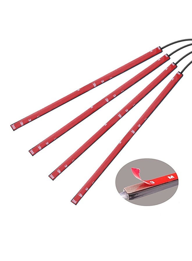 Loquat 8-Piece Car Interior Neon Light Kit - Image 3