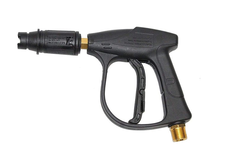 Aimex Premium Pressure Water Spray Gun Car Wash Floor Cleaning Electric High Pressure Water Washer Gun with Adjustable Nosel (Black) - Image 4