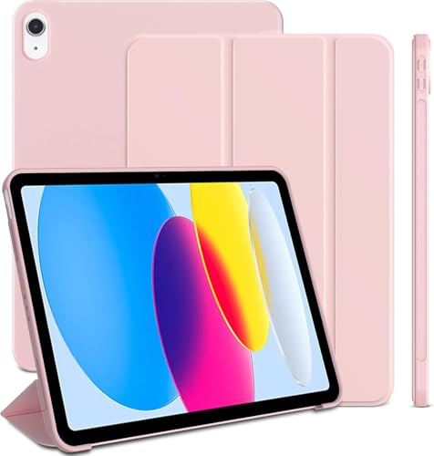 Boxome Tablet Case Cover for Apple iPad Air 11 inch (M3, M2) [Auto Sleep/Wake Cover] [Trifold Stand] - Pink - Image 1