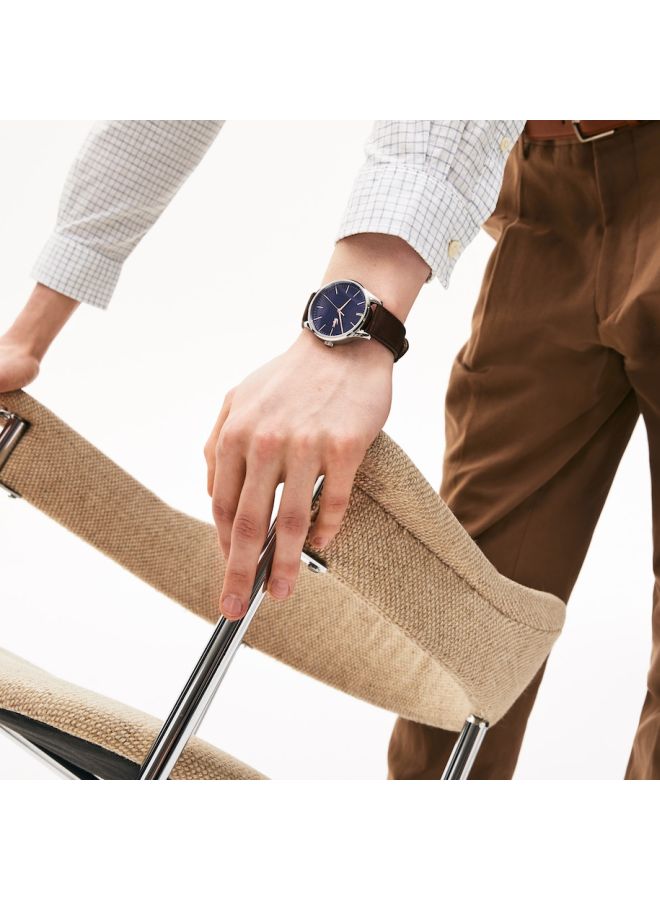 LACOSTE Men Vienna Leather Analog Watch 2011046 - Image 5
