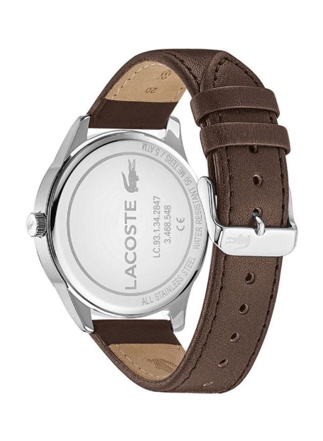 LACOSTE Men Vienna Leather Analog Watch 2011046 - Image 2