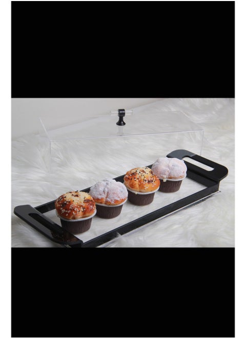 A multi-use tray for serving pastries and sweets