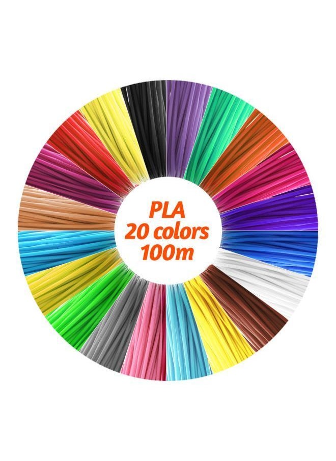 نيبمينينت مجموعة خيوط PLA للطابعة ثلاثية الأبعاد من 20 قطعة أحمر/ أخضر/ أزرق  - Image 3
