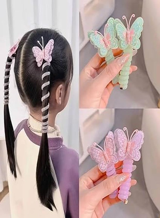 ZINZA Wire Hair Bands for Girls Kids Braided Spiral Hair Ties Cute Cartoon Ponytail Maker Elastic Braids Hair Accessories for Girls(2 PCS) - Image 5
