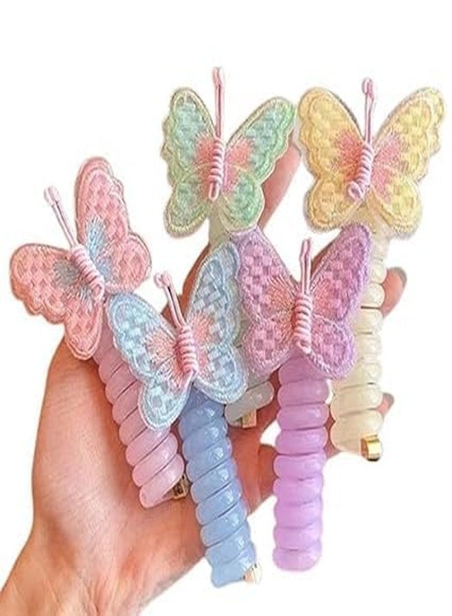 ZINZA Wire Hair Bands for Girls Kids Braided Spiral Hair Ties Cute Cartoon Ponytail Maker Elastic Braids Hair Accessories for Girls(2 PCS) - Image 1