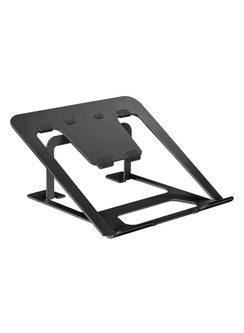 NAVODESK NAVO Portable Laptop Riser 6 Level Height Adjustable Ergonomic Laptop Stand for Home Office Universally Compatible Medium BLACK - Image 2