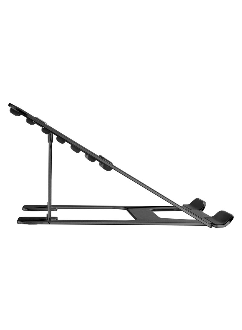 NAVODESK NAVO Portable Laptop Riser 6 Level Height Adjustable Ergonomic Laptop Stand for Home Office Universally Compatible Medium BLACK - Image 3