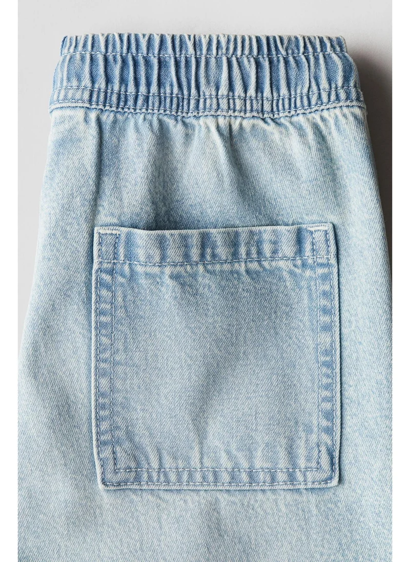 اتش اند ام Cotton denim shorts