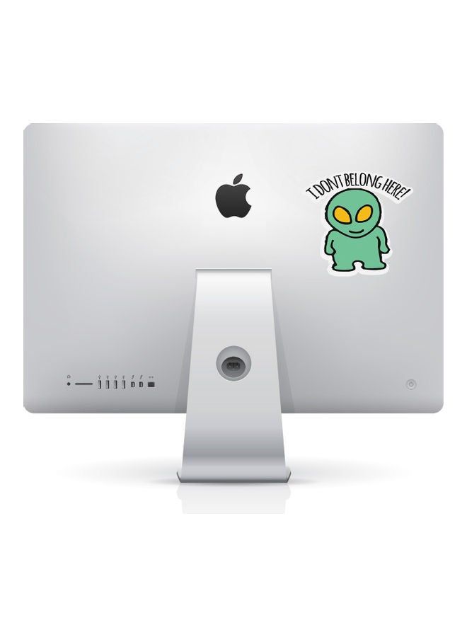 RKN Funny Alien Vinyl Sticker For Pc Or Computer - Image 1