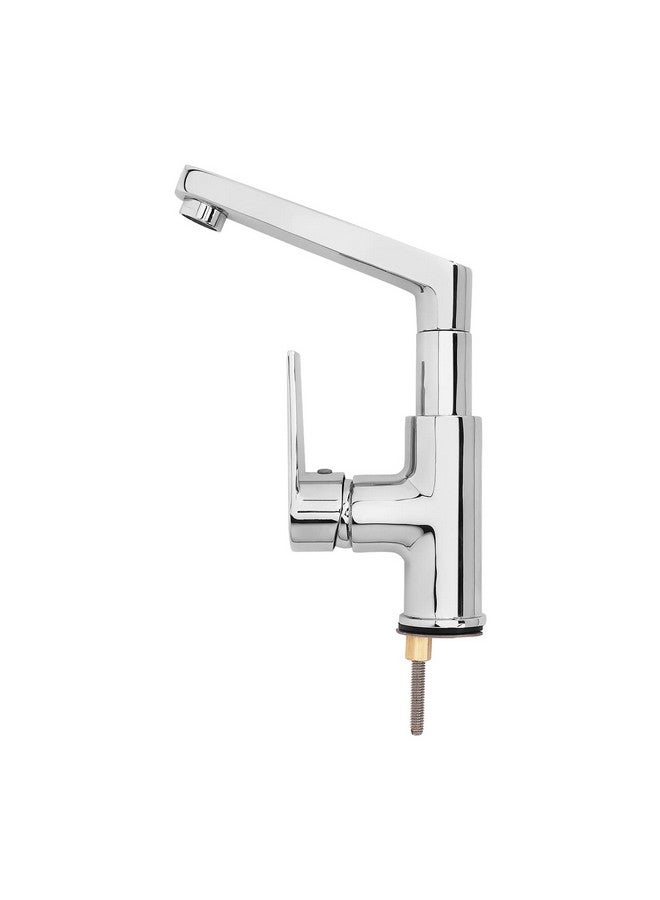 هيندوير خلاط حوض ساخن وبارد من مجموعة Hindware Italian Collection F360028CP Element مع محور (مثبت على السطح)، نحاس مع لمسة نهائية من الكروم - Image 3