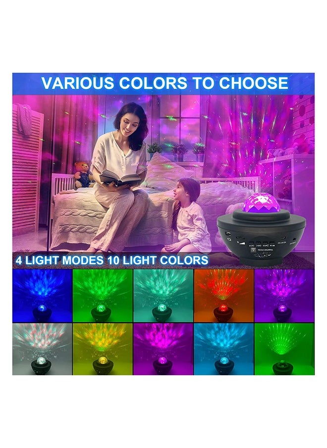 SKY-TOUCH Galaxy Star Projector 3 in 1 Night Light, 10 Color Bluetooth Night Lamp with Timer Remote and Chargeable, Bedroom Living Room Decor Kids Night Light  - Image 2