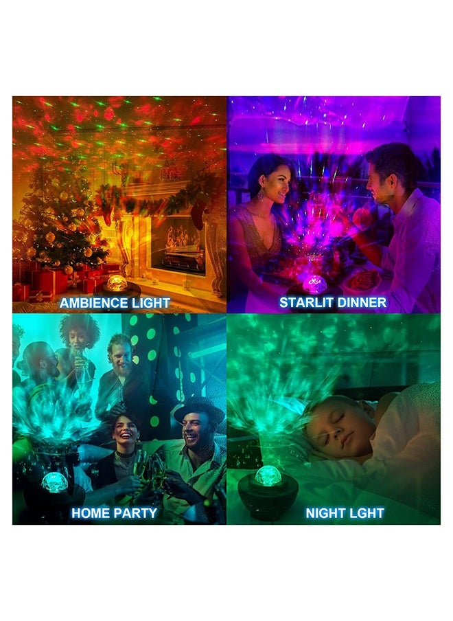 SKY-TOUCH Galaxy Star Projector 3 in 1 Night Light, 10 Color Bluetooth Night Lamp with Timer Remote and Chargeable, Bedroom Living Room Decor Kids Night Light  - Image 3