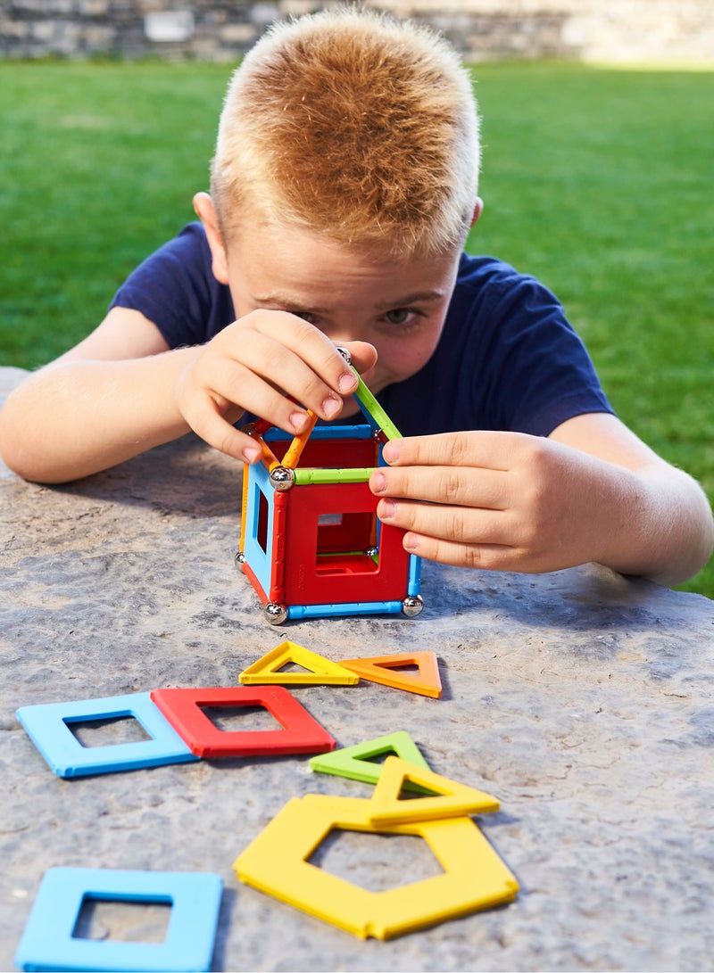GEOMAG - Geomag Supercolor Magnetic Constructions For Kids, Magnetic Toy, Green Collection 100% Recycled Plastic, 52 Pieces - Image 1