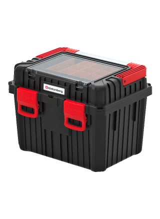 45 Multi Compartment Heavy Tool Box with Foldable Handle Black and Red 33.7 x 36 x 44.5 cm - pzsku/Z0C4C4B35D25948A2B420Z/45/1746612607/024ada65-b5b0-48c1-a606-5793129215d4