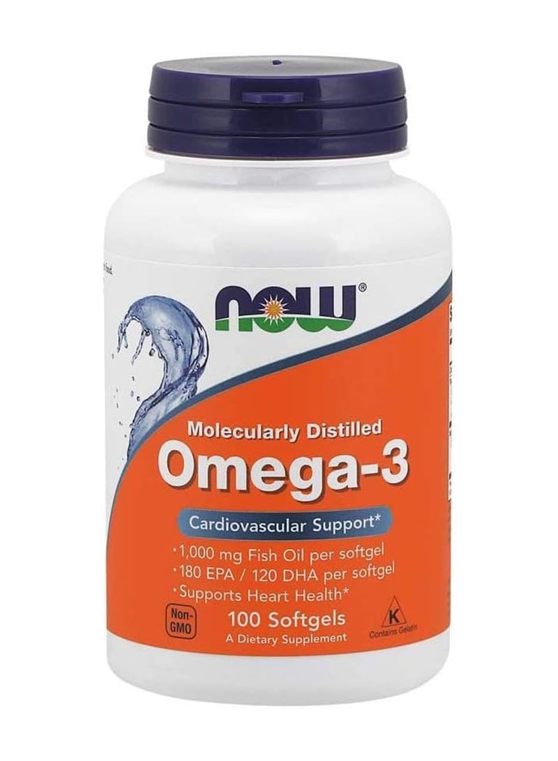 now Omega-3 1000Mg S/Gel 100S