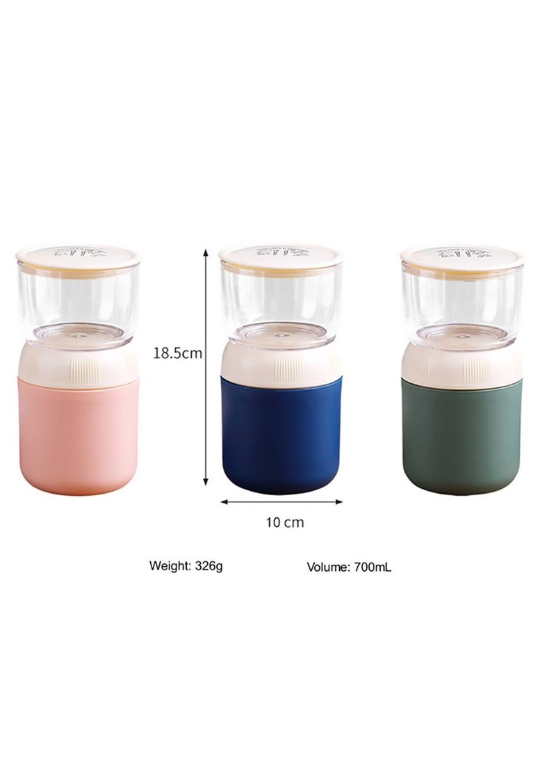 YumLock YumLock Stainless Steel All-in-One Stackable Food Storage and Soup Cup Container with Dividers 300ml + 400ml  - Image 4
