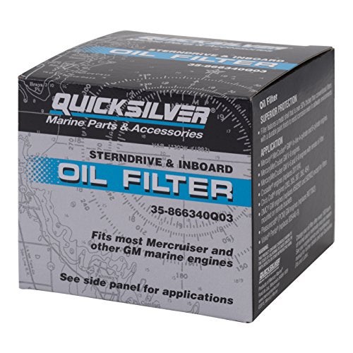 Quicksilver 866340Q03 Oil Filter for MerCruiser Sterndrive and Inboard Engines - Image 3