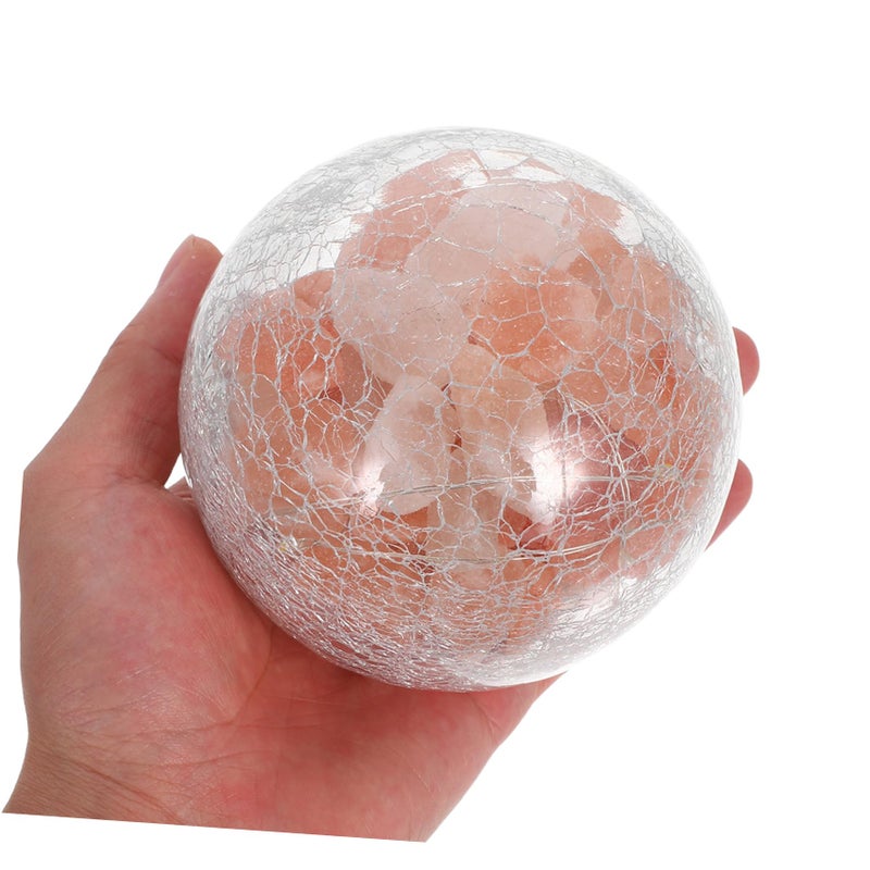 Himalayan Salt Lamp Night Light with Durable Cover Warm Glow Bedside Table Decor - Image 5