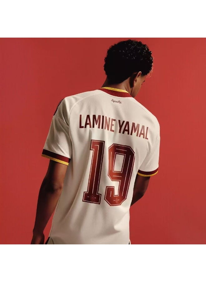 Spain 2026 World Cup Away Football Jersey - Yamal 19 Fan Shirt. - Image 3