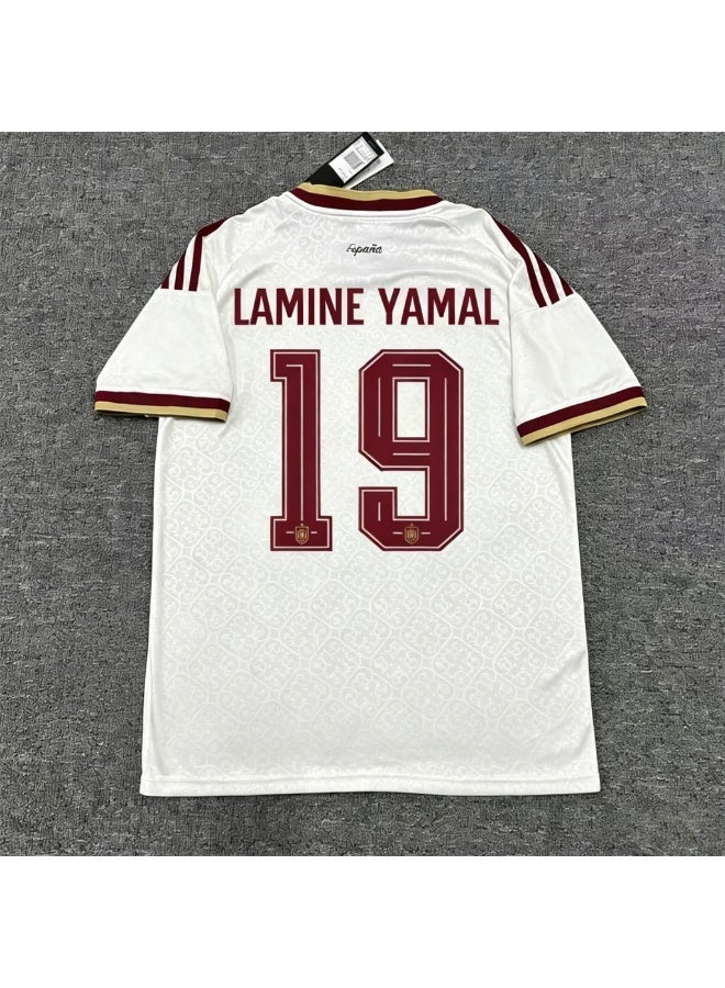 Spain 2026 World Cup Away Football Jersey - Yamal 19 Fan Shirt. - Image 1