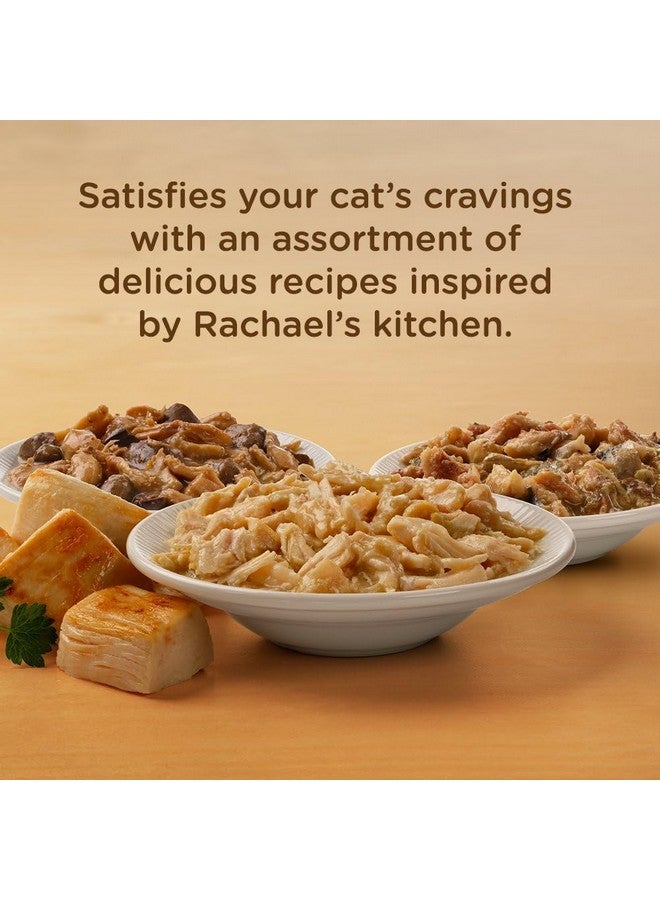 راتشل راي طعام القطط الرطب الطبيعي Nutrish مع إضافة الفيتامينات والمعادن والتورين، عبوة متنوعة لمحبي الدجاج، 2.8 أونصة (عبوة من 12 قطعة)، خالٍ من الحبوب - Image 3