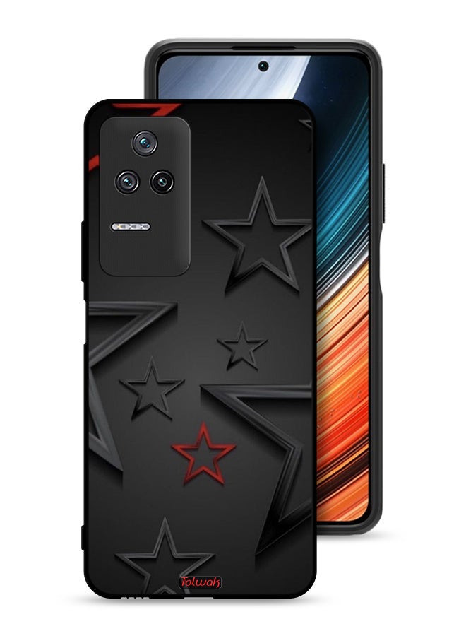 Tolwak Xiaomi Poco F4 Protective Case Cover Stars Pattern - Image 1