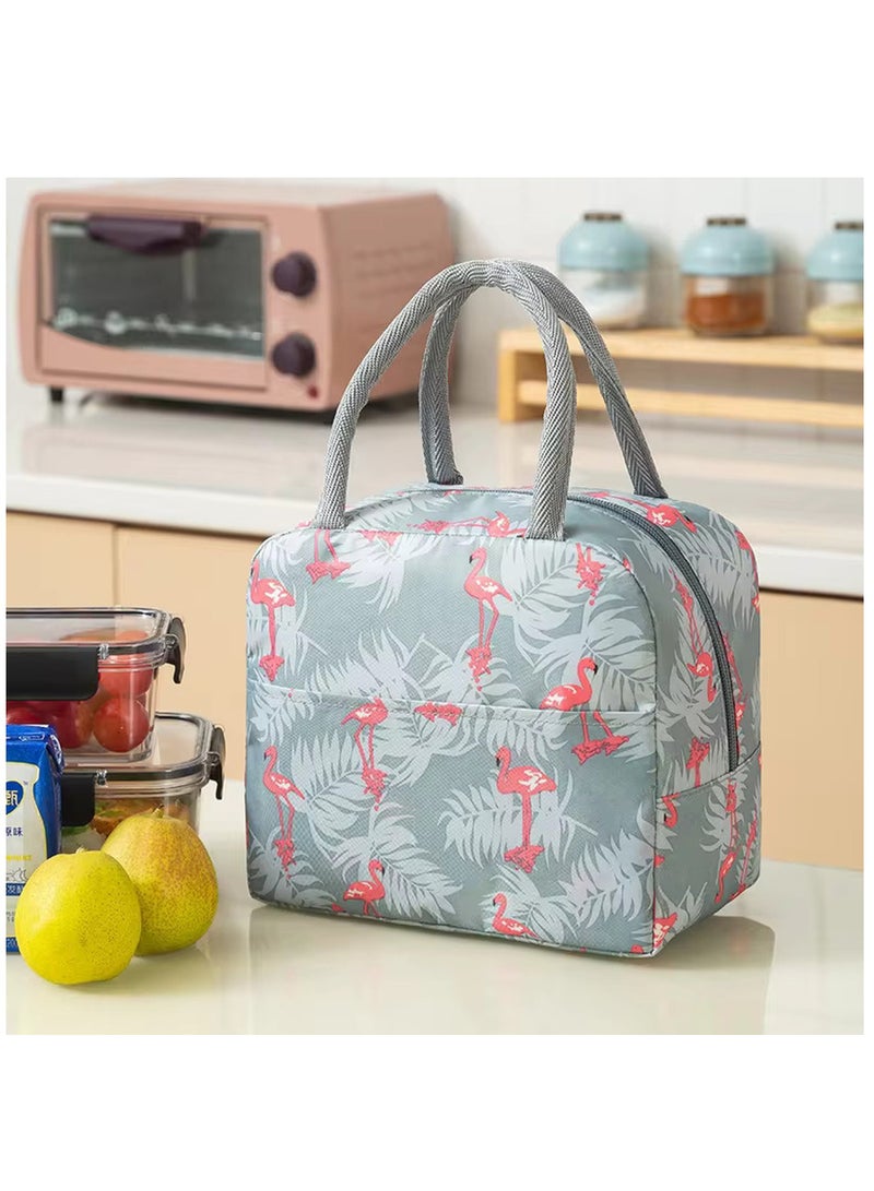 Portable Waterproof Insulated Lunch Bento Bag with Waterproof Aluminum Foil Thermal Insulation. Ideal for School, Office, Takeaway, and Picnic.Keeps your Meal Fresh  - Image 1