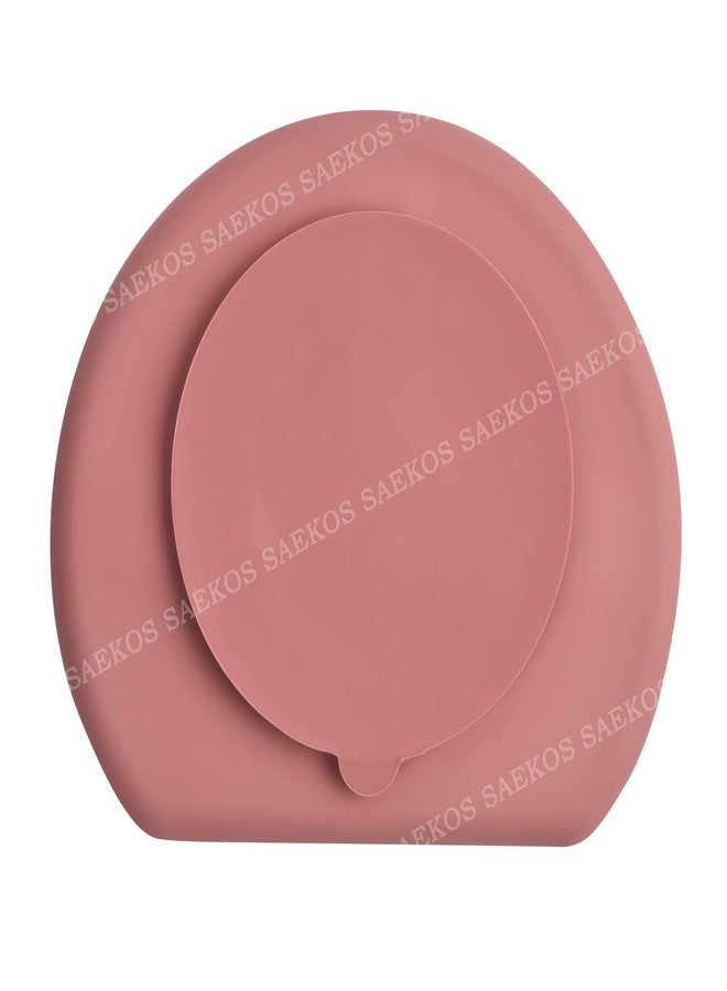 SAEKOS Silicone Baby Feeding Set with Suction Plate, Spoon & Fork | BPA Free, Food Grade, Microwave Safe | Toddler Self Feeding Tableware for Kids 6 Months+ - Image 2