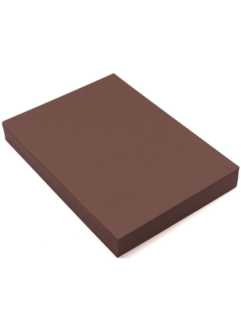 firstnock Color Card Paper Dark Brown, A5 - 20 Sheets - 250GSM Thick Colored Card Stock - Premium Craft Paper for DIY, Invitations, Arts & Crafts and Printing  - Image 1