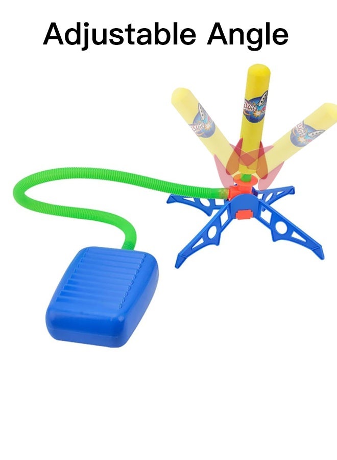 Toys Rocket Launcher for Kids, Christmas Stocking Stuffers for Ages 3 4 5 6 7 8+ Years Old, Stomp Outdoor Toys Games, Toddler Boys Birthday Gifts, Launch up to 120+ft  - Image 3