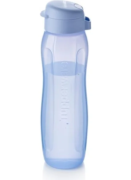 Tupperware Eco Bottle Slim 750 ml Blue Black