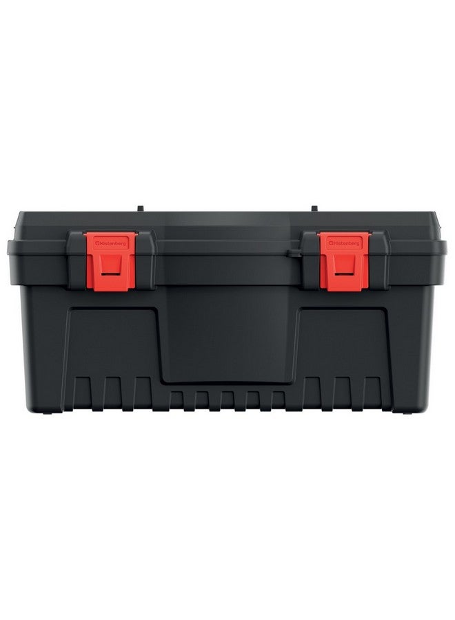 Kistenberg Dark Ergonomic Handle Tool Box with Compartment Black and Red 55 cm KDR5530 - Image 4