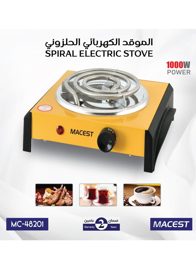 MACEST 1000W Electric Spiral Hob MC-48201 