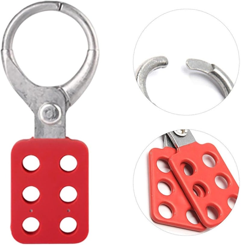 Industrial Tamperproof Compact Lockout Hasp Aluminum with 38mm Locking Hook - Image 3