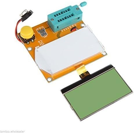 REES52 LCR-T4 Multifunctional Resistor Capacitor Diode SCR Inductor Triode MOSFET Tube Meter Tester component tester kit 9V with 128 * 64 Green Backlight LCD Display - Image 4